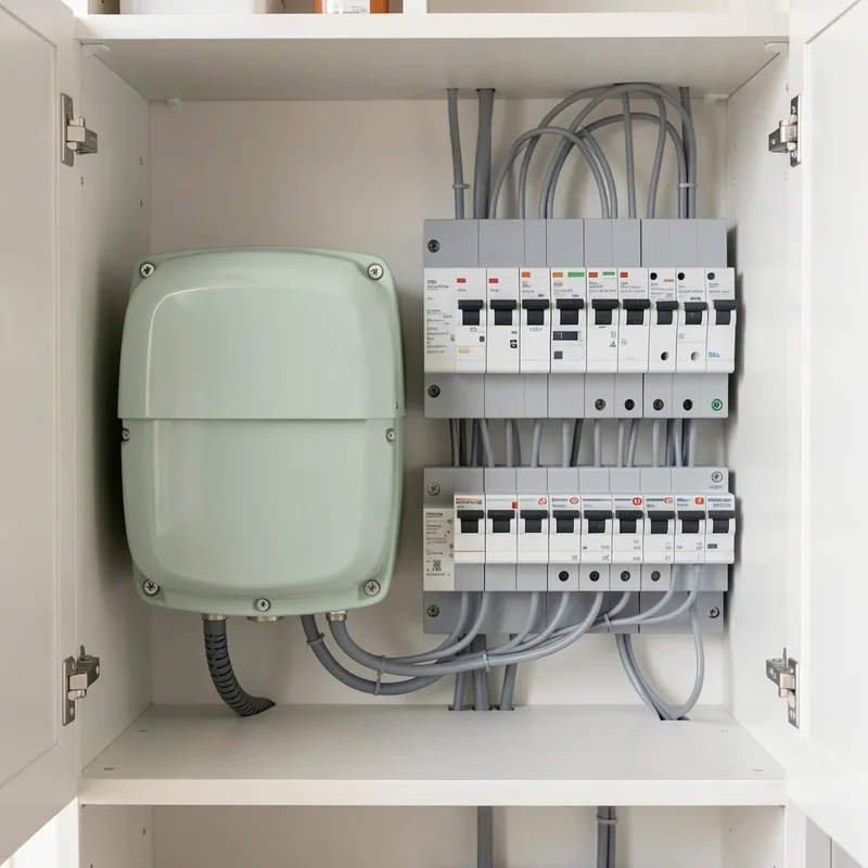 Compteur électrique communicant et tableau de répartition dans un logement rénové